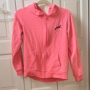Pink zip up